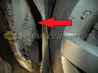 Расположение ЭБУ двигателя Ford S-Max