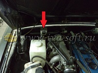 Расположение диагностического разъема GAZ 3110 Волга