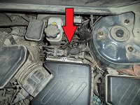 Расположение ЭБУ двигателя Hyundai SantaFe